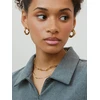 Furiosa Gold-plated Chubby Hoop SE-CCHUBBYH-G