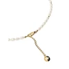 Furiosa Gold-plated pakabukas made of real pearls Berlin Choker SN-BERLIN-G