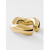 Furiosa Gold-plated single earring Bubbly Cuff SE-BUBBLY-G