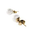Furiosa Gold-plated stud earrings Pearl Dot SE-PEARLDOT-G