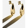Furiosa Gold-plated Teardrop Little Drip earrings SE-LITTLEDRIP-G