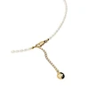 Furiosa Pearl Siren SN-PEARLSIREN-G Fine Pearl Gold Plated Necklace
