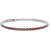 Furiosa Tennis bracelet with red Swarovski crystals SB-CHERRYTENNIS-S