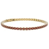 Furiosa Tennis bracelet with red Swarovski crystals SB-CHERRYTENNIS-G