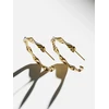 Furiosa Waves auksinis-plated earrings SE-WAVES-G