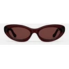 Furiosa Women's sunglasses Nyhavn Raudona Wine Sg-Nyhavn-Raudona