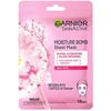 Garnier Skin Naturals Hydra Bomb Sakura veido kaukė moterims, 1 vnt.