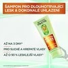 Garnier Šampūnas sausiems ir besiveliantiems plaukams Fructis Keratin Sleek (Šampūnas) 200 ml
