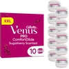Gillette Venus Pro Comfortglide Sugarberry keičiamos skustuvo galvutės, 10 vnt.
