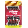 Gillette Disposable razors for men Blue3 Raudona 12 pcs