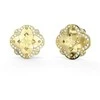 Guess Delicate auksinis-plated earrings with clear crystals Wild Flower JUBE05510JWYGT/U