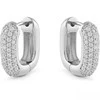 Guess Sidabrinis earrings with zircons Nuances JSBE04535JWRHT/U
