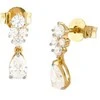 Guess Jardin auksinis-plated dangling earrings JSBE04492JWYGT/U