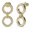 Biżuteria GUESS JUBE03166JWYG. Kolczyki, Kolor auksinė. Kobieta.