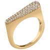 Guess Gold-plated ring with zircons Nuances JSBR04500JWYG