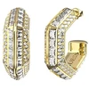 Guess Gold-plated hoop earrings Lioness Queen JUBE06188JWYGT/U