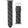 Guess Leather strap for Apple Watch (38 - 41 mm) - Gray Quattro G CS2001S2