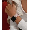 Guess Leather strap for Apple Watch (38 - 41 mm) - Rožinė CS2009S2