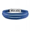 Guess Malibu Mėlyna odinė apyrankė JUMB01345JWSTJBT/U