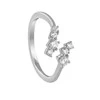 Guess Open ring with zircons Jardin JSBR04477JWRH