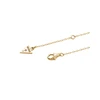 Guess Auksu padengtas vėrinys su cirkoniais Jardin JSBN04460JWYGT/U