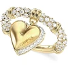 Guess Romantiškas paauksuotas žiedas Heart By Your Side JUBR06077JWYG