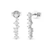 Guess Sidabrinis dangling earrings Jardin JSBE04494JWRHT/U