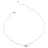 Guess Sidabrinis Heart Necklace Jardin JSBN04459JWRHT/U