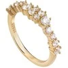 Guess Auksuotas žiedas su cirkoniais Jardin JSBR04480JWYG