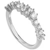 Guess Sidabrinis žiedas su cirkoniais Jardin JSBR04486JWRH