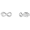 Guess Steel Earrings Infinity Love Bites JUBE06049JWRHT/U
