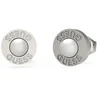 Guess Plieniniai auskarai su dirbtiniu perlu Edgy Styles JUME04067JWSTWIT/U
