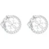 Guess Plieniniai auskarai su smeigtukais 4 Love JUBE05041JWRHT/U
