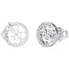Guess Plieniniai auskarai su smeigtukais 4 Love JUBE05041JWRHT/U
