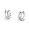 Guess Sidabrinis earrings with zircons Nuances JSBE04520JWRHT/U