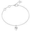 Guess Stunning steel bracelet Heart By Your Side JUBB06082JWRH