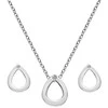 Hot Diamonds Amulets SS135 Sidabrinis papuošalų rinkinys (karoliai, auskarai)