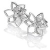 Hot Diamonds Fine sidabrinis auskarai su deimantais Gėlės Diamond Amulets DE711