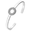 Hot Diamonds Forever DC176 Sparkling Sidabrinis Diamond &amp; Topaz Bracelet