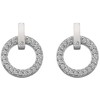 Hot Diamonds Puošnūs auskarai su tikru deimantu Flora DE580