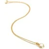 Hot Diamonds Jac Jossa Soul DP1000 subtilus deimantų ir perlų karoliai (grandinė, pakabukas)