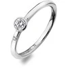 Hot Diamonds Prabangus sidabrinis žiedas su topazu ir Willow DR206 briliantu