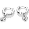 Hot Diamonds Romantiški sidabrinis auskarai su deimantais 2 in 1 Most Loved DE718