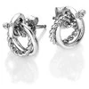 Hot Diamonds Sidabrinis auskarai su tikru deimantu Jasmine DE610