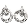 Hot Diamonds Sidabrinis auskarai su tikru deimantu Jasmine DE610