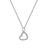 Hot Diamonds Sidabrinis Heart Necklace Sidabrinis Whisper SWP004 (chain, pendant)