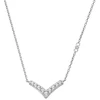 Hot Diamonds Sparkling Sidabrinis Necklace with Diamond Lustre DN231