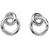 Hot Diamonds Stud auskarai Eternity Interlocking DE308