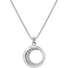 Hot Diamonds Suitable sidabrinis pakabukas with diamond Celestial DP860 (chain, pendant)