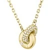 Hugo Boss Beautiful auksinis-plated pakabukas for women Live Precious 1580755